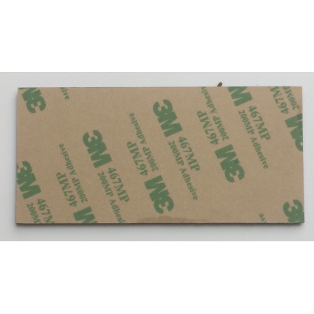 plaque de porte rouge format 75x150 mm personnalisée 3 lignes