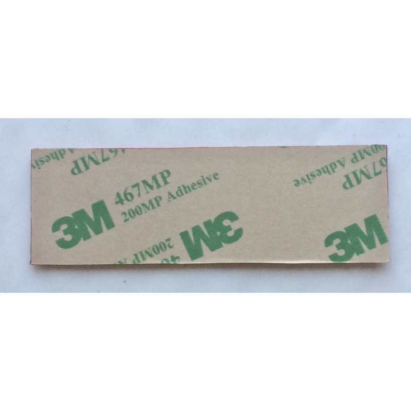 plaque autocollante stop pub « PAS DE PUBLICITE MERCI » noire