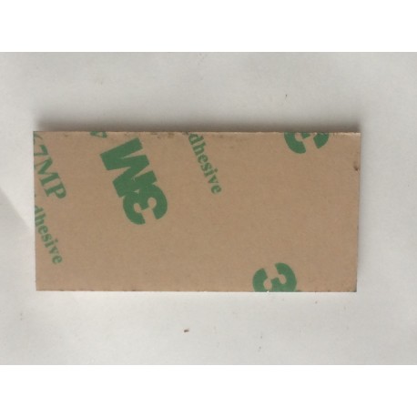 plaque adhésive  "Alimentation en continu après coupure générale"  format 25x50 mm