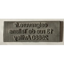 plaque de texte de remplacement COLP PRINTER 10