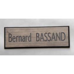 plaque de boite aux lettres,  sonnette format 25 x 75 mm personnalisable 1 ligne