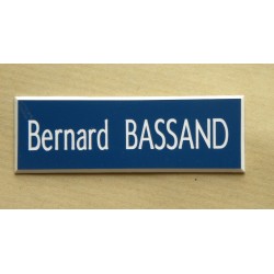 plaque de boite aux lettres,  sonnette format 25 x 75 mm personnalisable 1 ligne