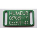 Plaque identification chien petit modele