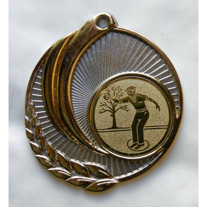 Médaille Plaque Pétanque Challenge Marseille 1974 - Argent Plaqué