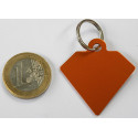 Médaille gravée diamant orange pour grand Chien gravure 2 faces
