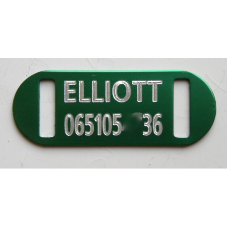 Plaque identification chat  couleur verte gravure gratuite