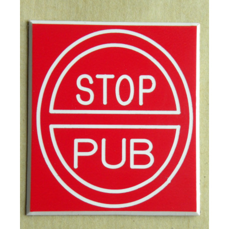 plaque etiquette boite aux lettres pas de publicité merci