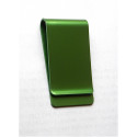 pince à billets,  verte personnalisation 1 ou 2 faces