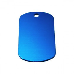 MEDAILLE gravée argenté CHIEN GRAND MODELE gravure 2 faces