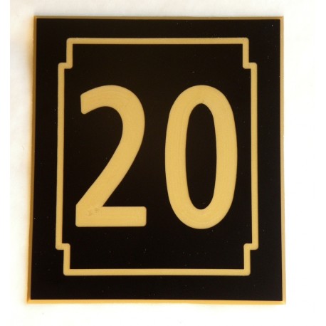 Numéro adhésif boite aux lettres personnalisation en ligne petit prix