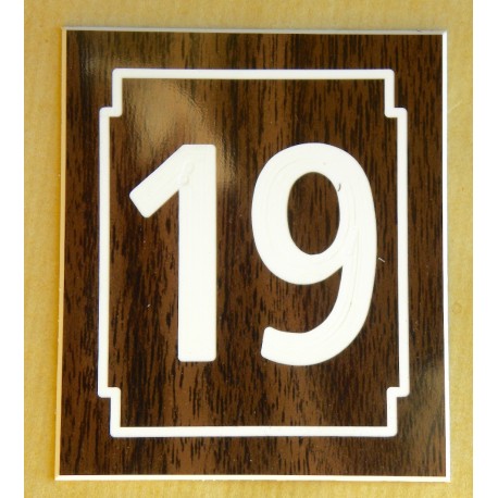 plaque numéro boite aux lettres personnalisation en ligne