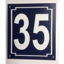 NUMERO DE MAISON  BLEU ft 200 x 300 mm personnalisation en ligne
