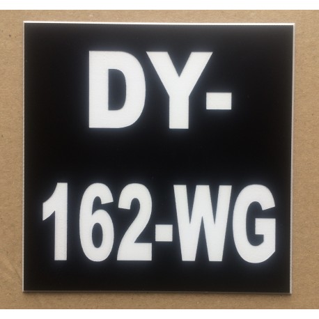 Plaque immatriculation moto 10x10  personnalisable non homologué