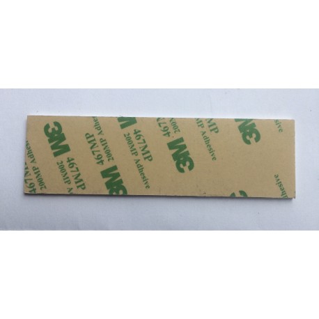 plaque adhésive "SONNETTE + FLECHE" bas noire