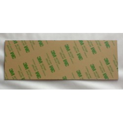 plaque de boite aux lettres 3 lignes couleur métal adhésive 2