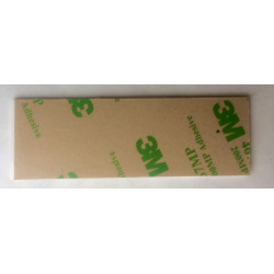 plaque de boite aux lettres,  porte, sonnette format 29 x 100 mm personnalisable 1 ligne "anglaise" 2