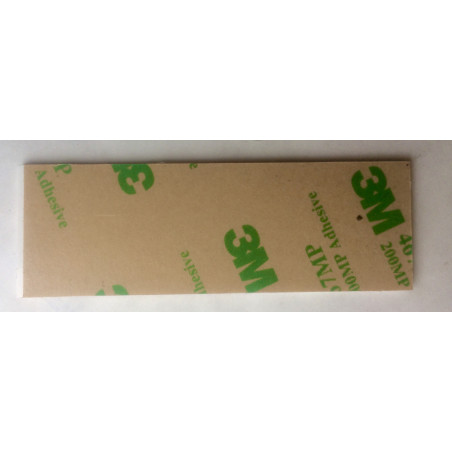 plaque de boite aux lettres,  porte, sonnette format 29 x 100 mm personnalisable 1 ligne "anglaise"