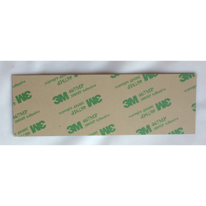 plaque de boite aux lettres standard format 25 x 93 mm 2 lignes